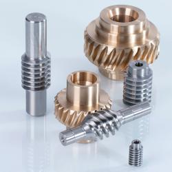 Hollow shaft worms/worm shafts