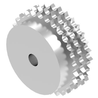 Chain Wheel Triplex
for chain 06B-3, 3/8 x 7/32 RØ 6.35mm

 
