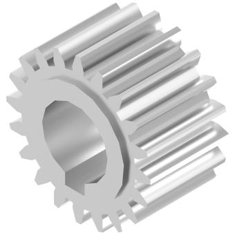 Spur gear, casehardened and ground

 